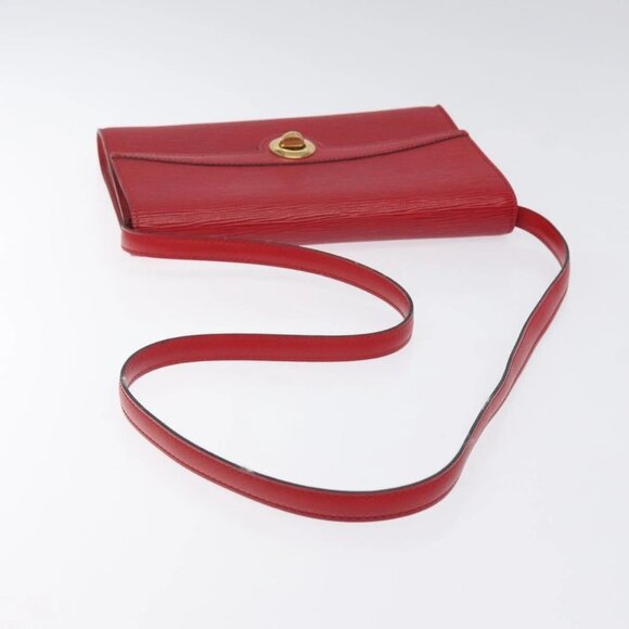 LOUIS VUITTON Epi Pochette Arche Shoulder Bag Red - Picture 7 of 16